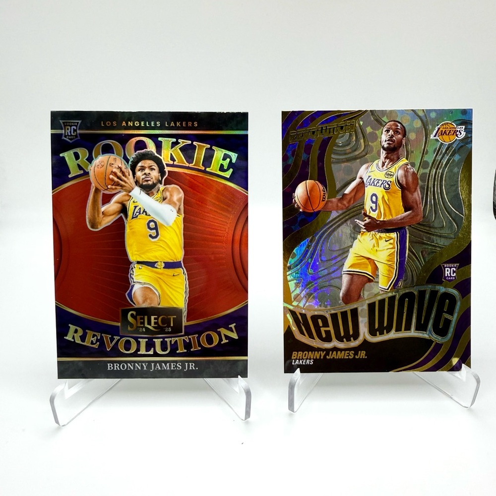 Bronny James Jr Bundle - 2024-25 Panini Select & Revolution Rookie Card Lot